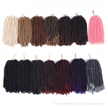 Long spring twist wholesale Beyond beauty spring braids ombre curly pre twisted colored fluffed Spring Twist Hair